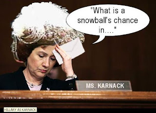 What is a snowballs chance in...