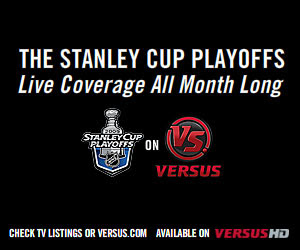 Follow all of the NHL Playoff action on Versus!