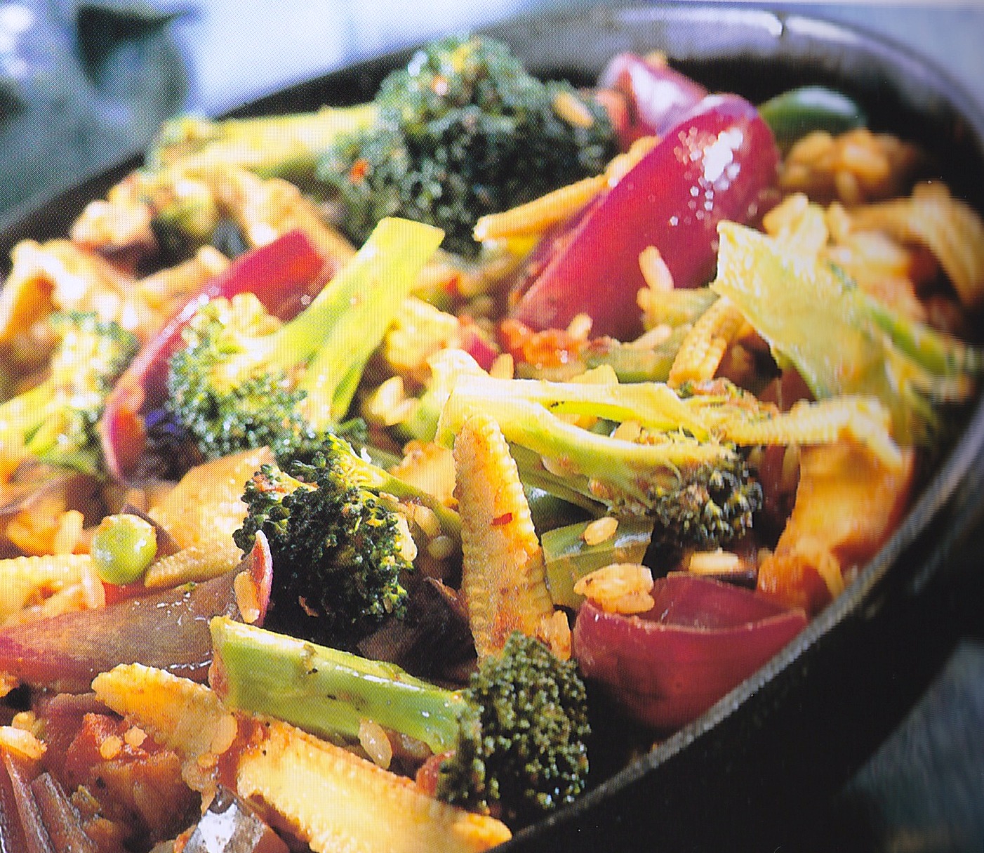 Over Rice Vegetable Jambalaya