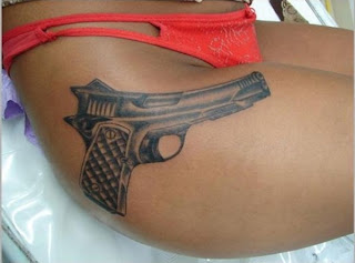 gun tattoos, tattoos