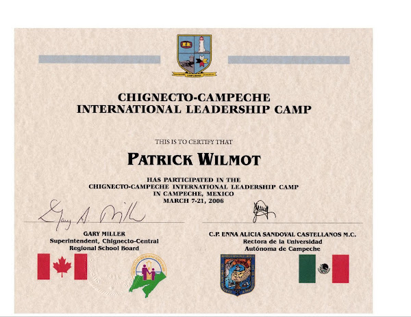 CCRSB certificate of participation