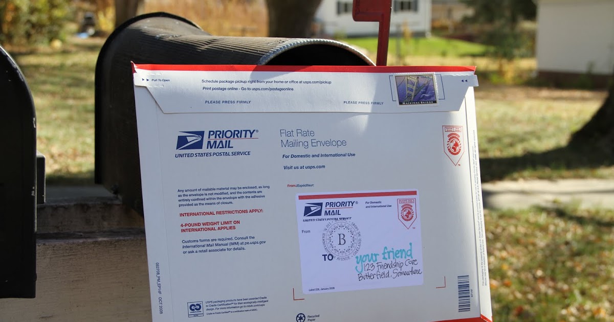 Mother Rabbit be savvy with priority mail.