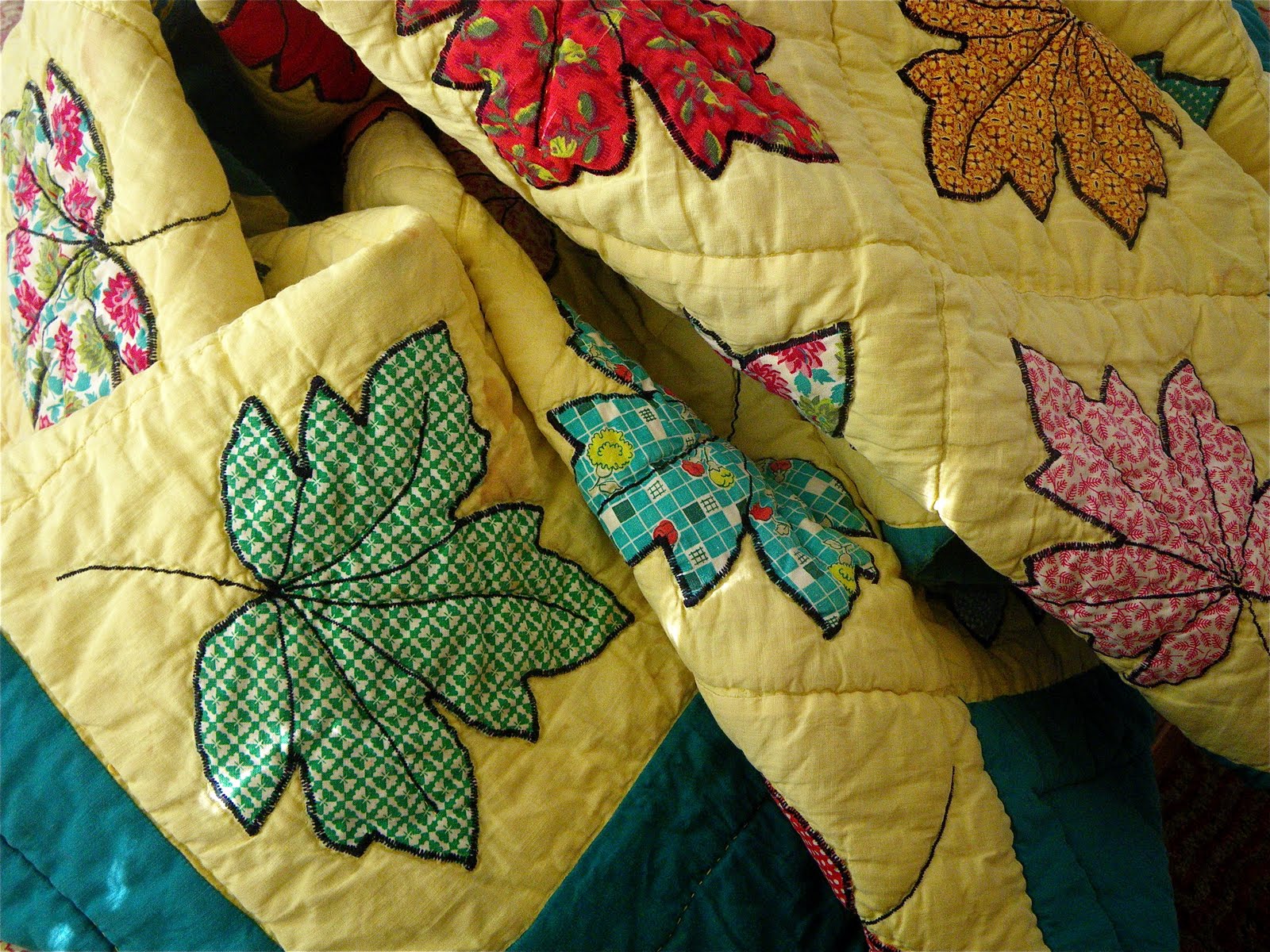 mom was here The Leaf Quilt, Warming Generations
