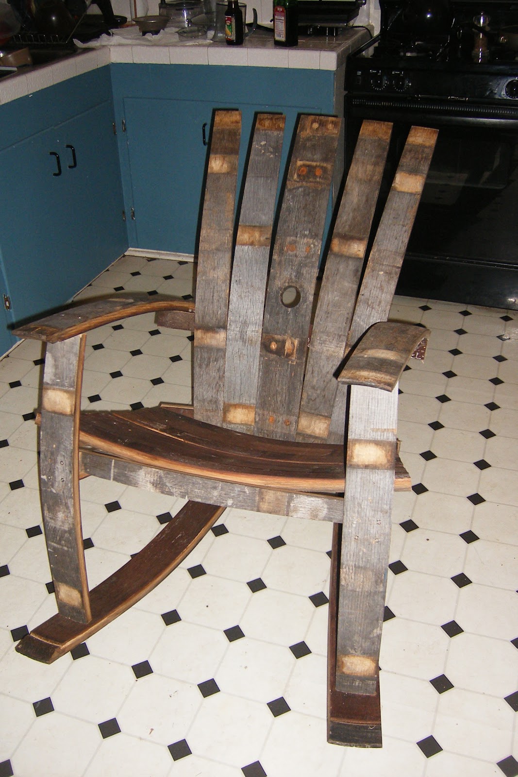 One Tree ReCreation One Tree Wine Barrel Rocking Chair