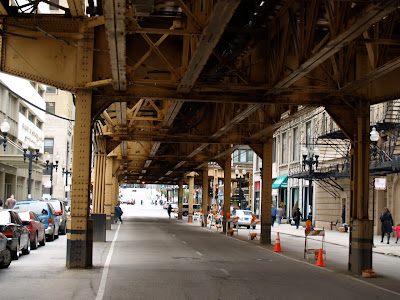 under the El tracks