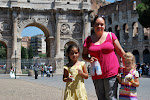 Me and my girls in Rome