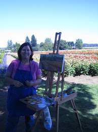 Dahlia Fields - Plein Air