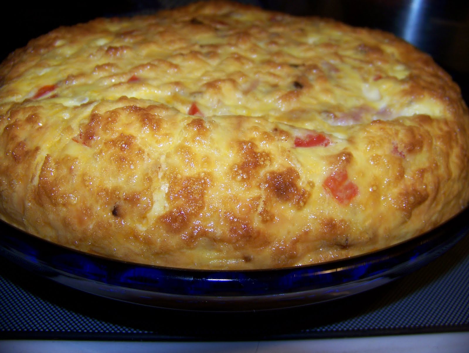 Kicking Carbs to the Curb Leftover Ham QuicheSouffle