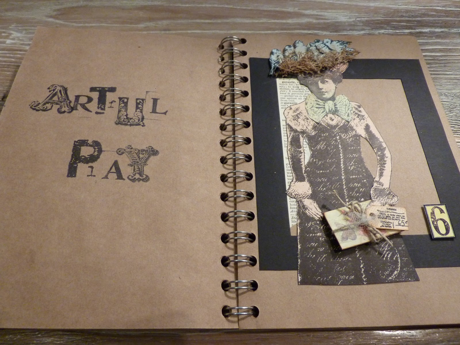 Artful Play 2011 Journal Kraft Paper