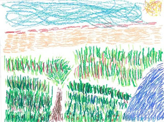 dessin de paysage