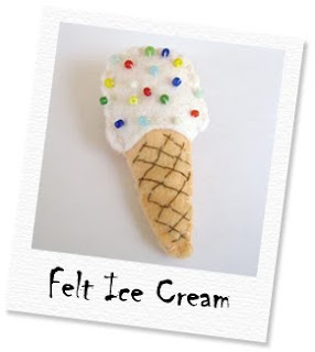 felt ice cream