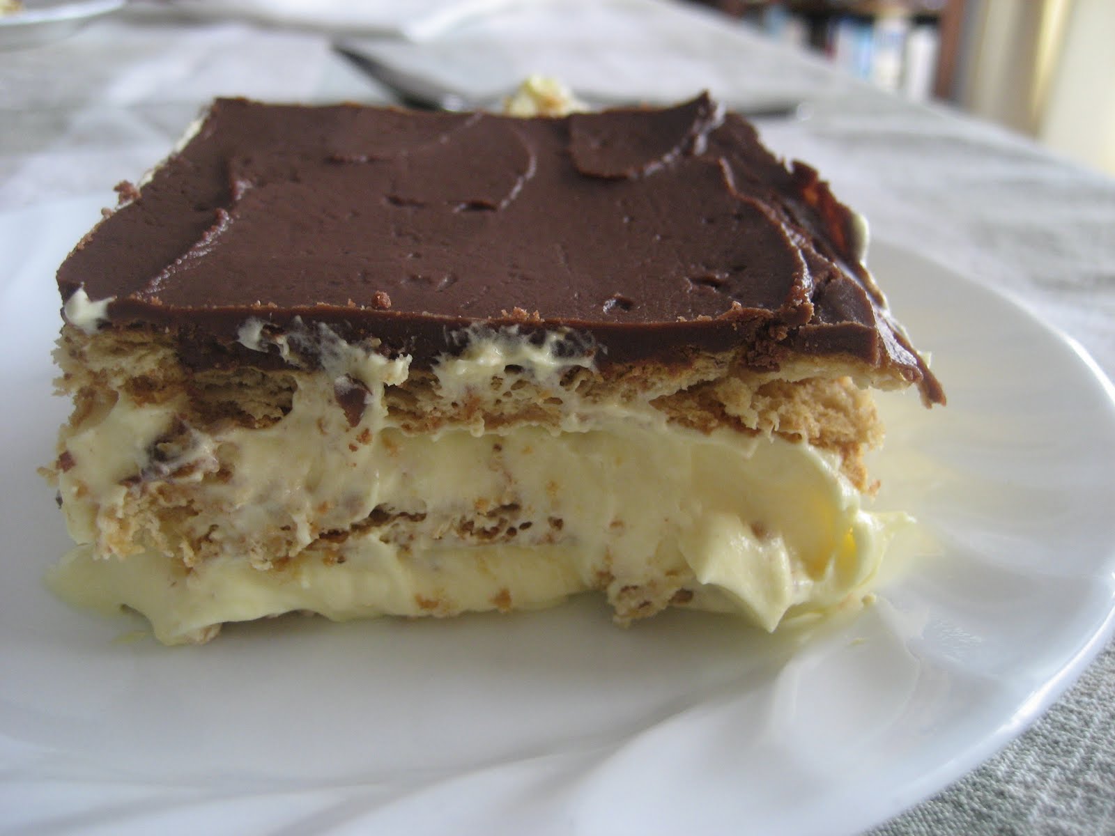 Elizabeth's Dutch Oven Chocolate Eclair Dessert