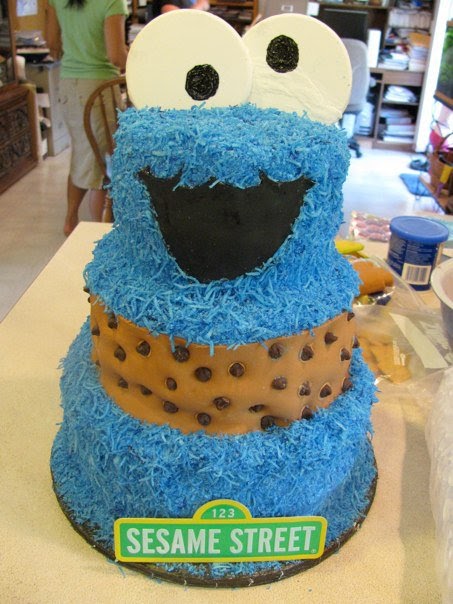 Cookie Monster Wedding Cake Topper Cookie Monster Wedding Cake Topper
