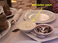 Not clotted cream