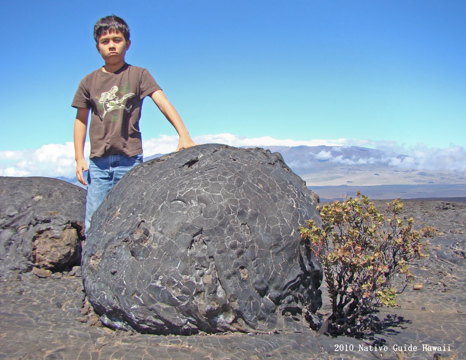 Native Guide Hawaii Mauna Loa Lava Ball