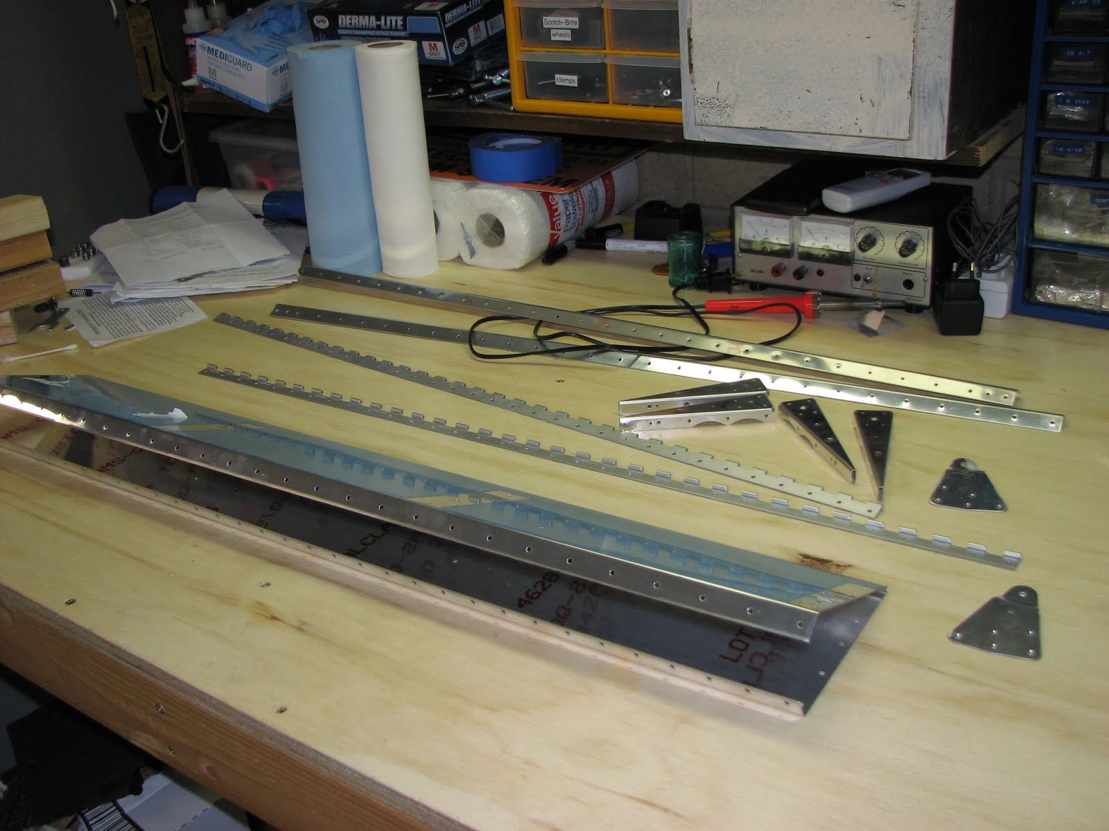 Torsten's RV12 Preping the AntiServoTabs