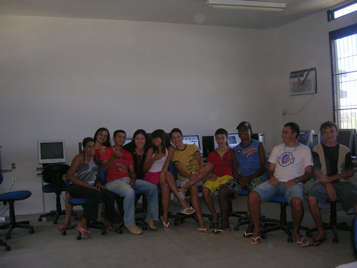 Minha 1ª turma de informática no LICEU de São Benedito