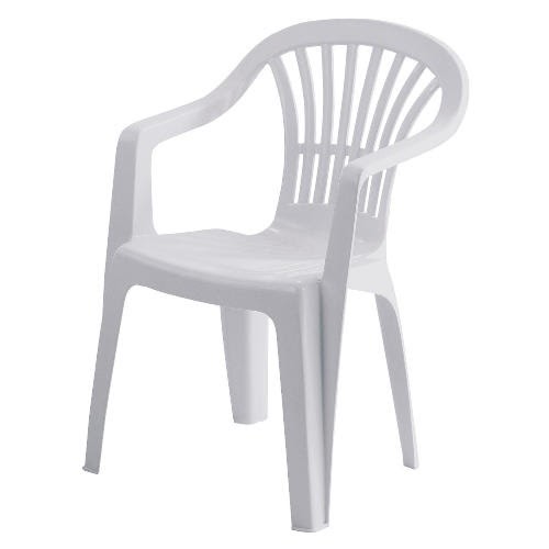 The White Plastic Garden Chair
