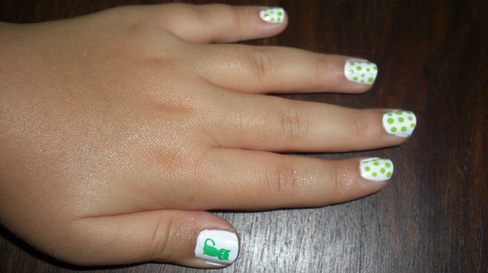 Polish Molish Matching nail art for best friends