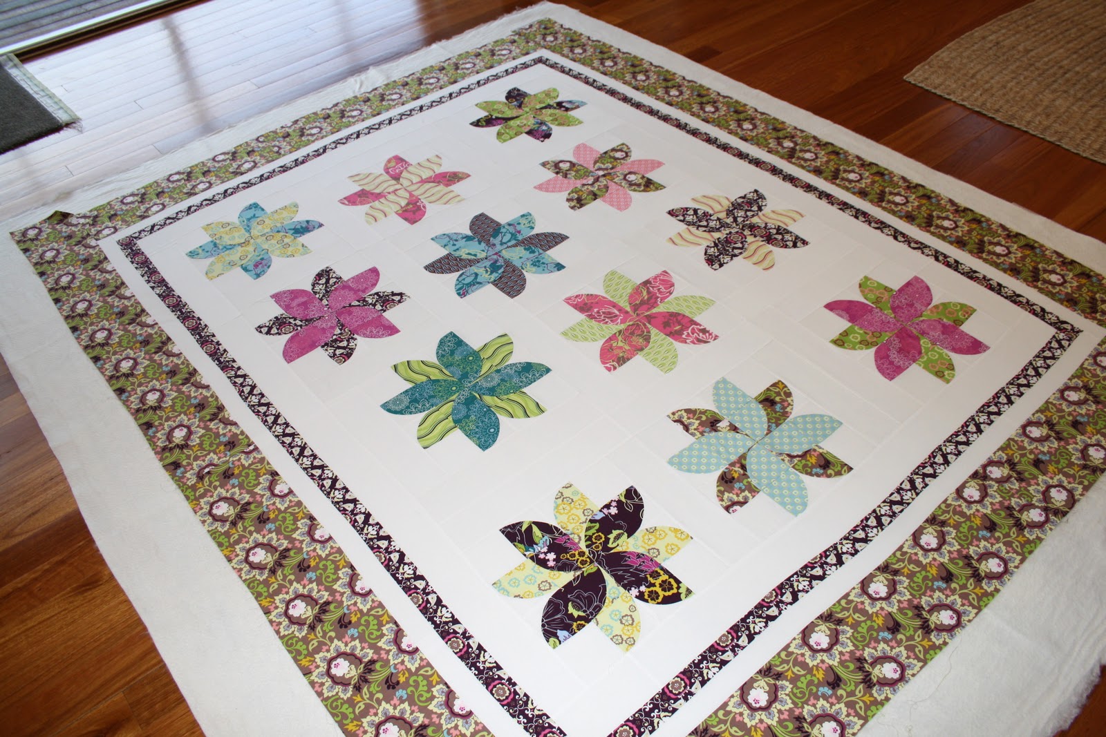 Chasing Cottons New Quilt and (soon to be) New Pattern Eden's Garden!