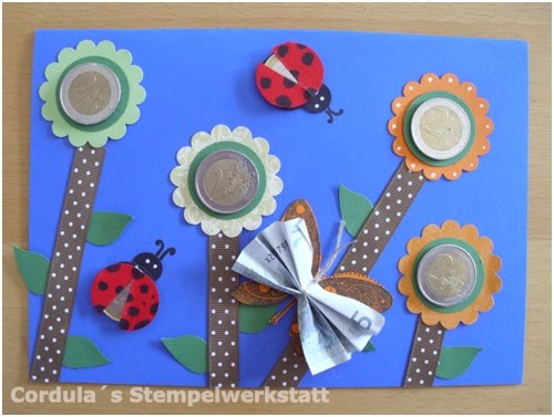 Cordula´s - Stempelwerkstatt: Geldgeschenke-Karte für Kinder