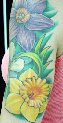 Flower tattoo,gallery tattoo,Girls tattoo
