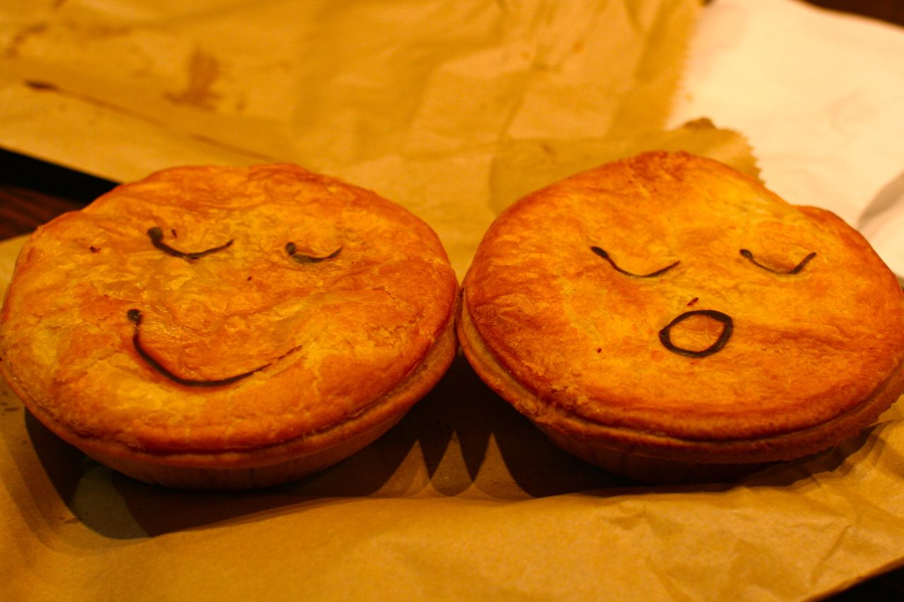 J And J Eat Their Way Around The World Pie Face (Sydney, Australia)