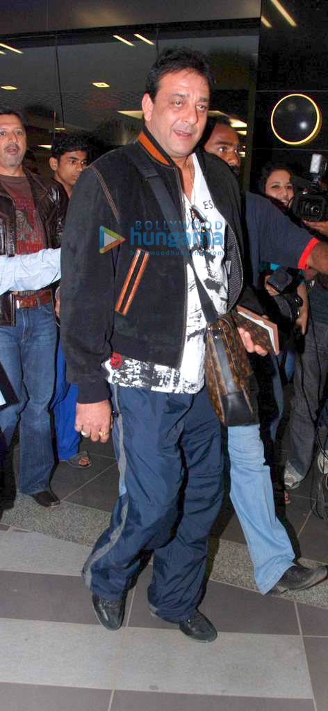 Sanjay Dutt Returns From Bangkok
