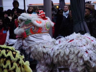 Chinees Nieuwjaar 2009: draken in de stad....