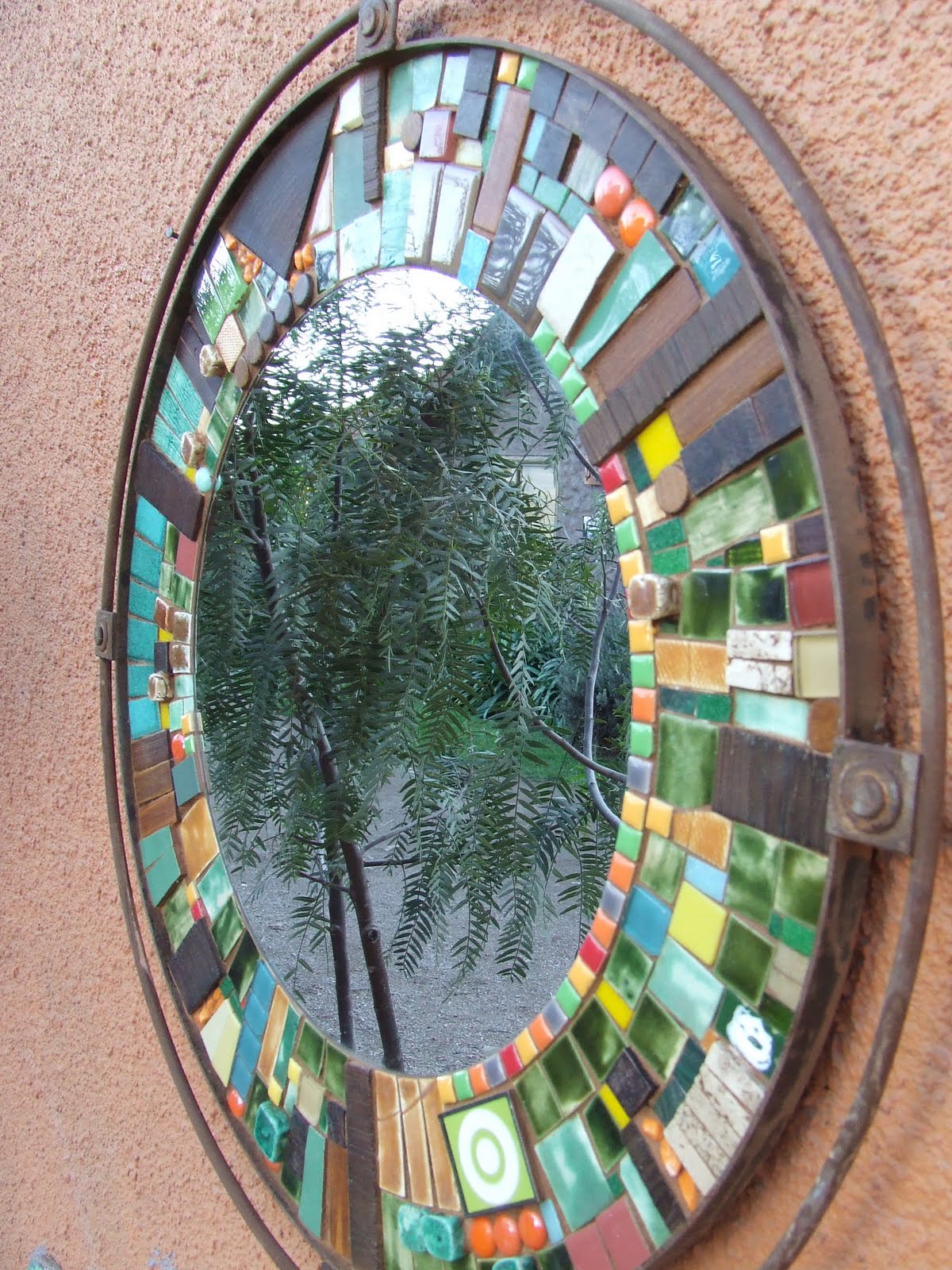 TRABAJOS EN CERÁMICA: ESPEJOS FIERRO FORJADO