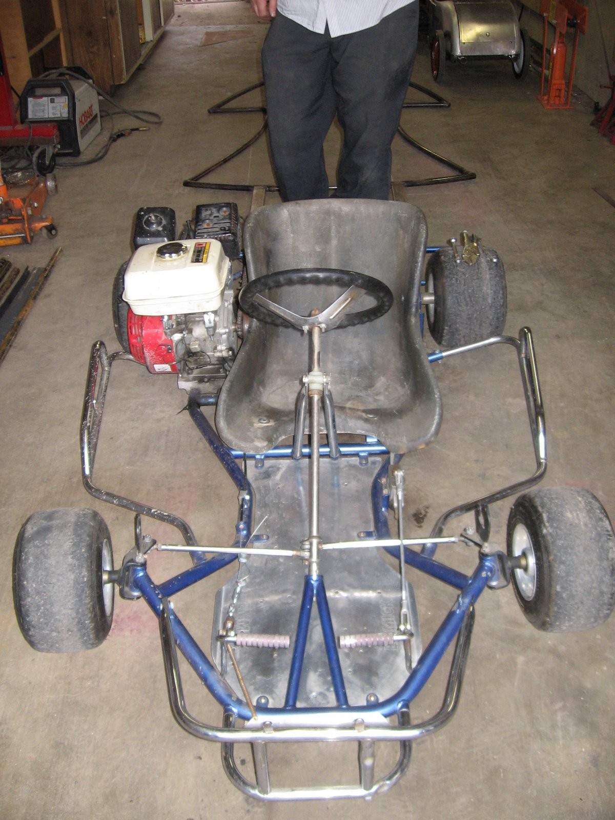 The scrapped go kart