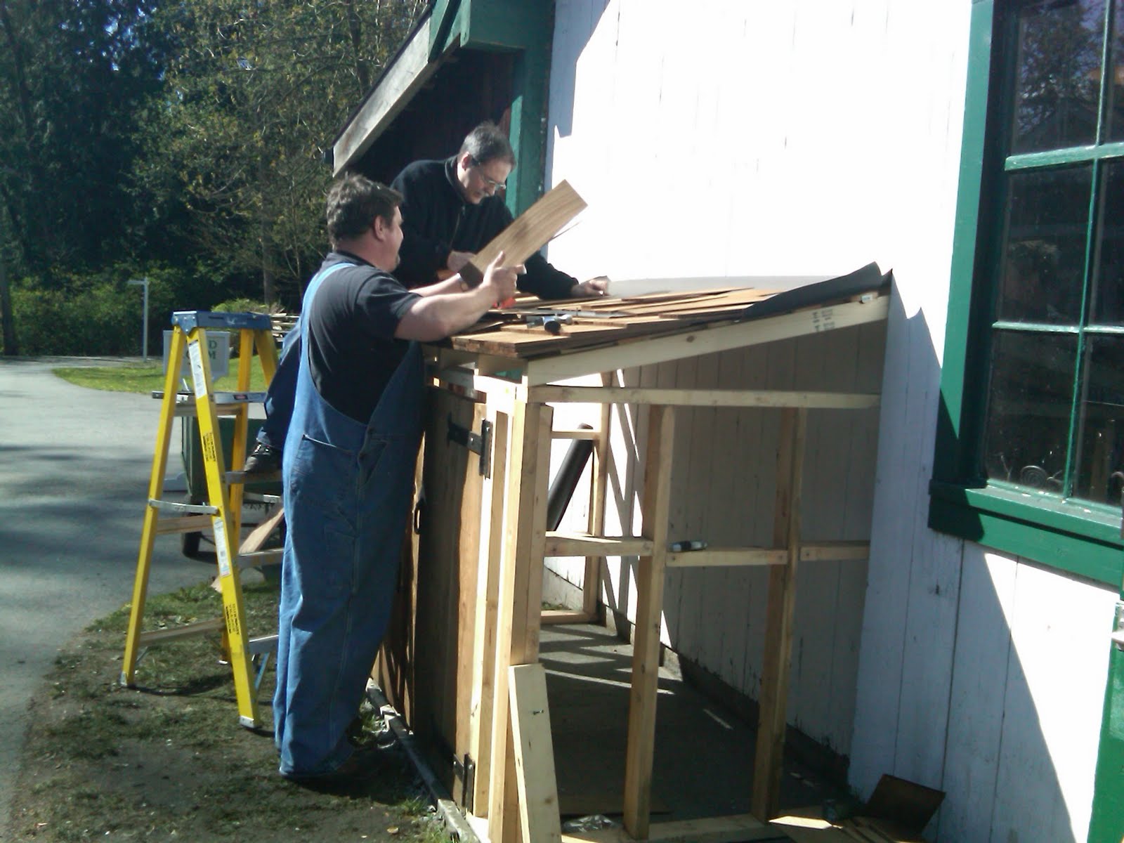 BVM Bulletin Coal Bin Under Construction