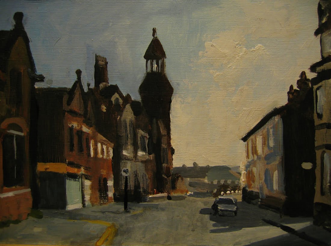 painter Liverpool painting No. 83. Anfield Road.