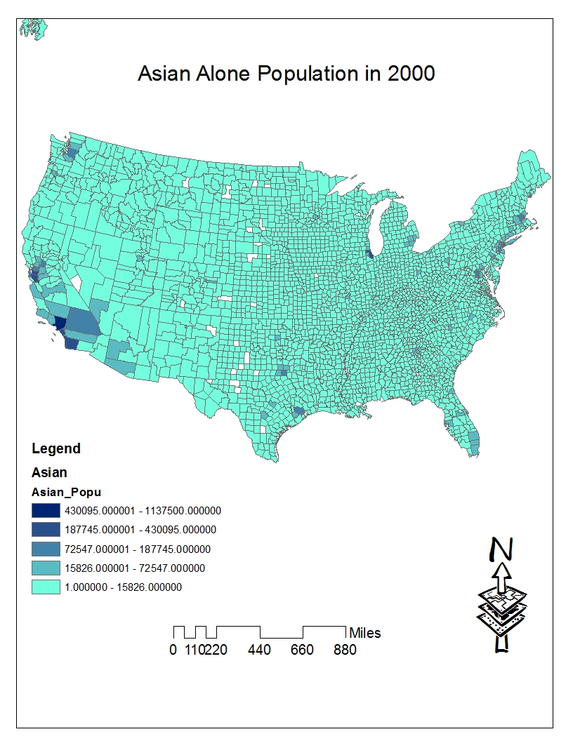 this map is meant to portray the asian population in the continental usa looking at the map it is easy to see that there is a similarity with the one this map is meant to portray the asian population in the continental usa looking at the map it is easy to see that there is a similarity with the one