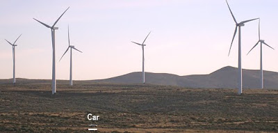 wind generators at wild horse, WA