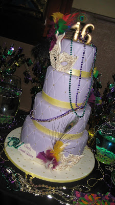 mardi gras sweet 16 decorations