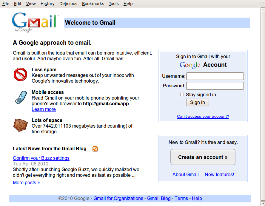 Gmail Phishing Page Free
