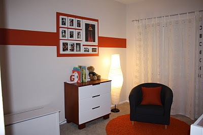 Orange Gray Nursery