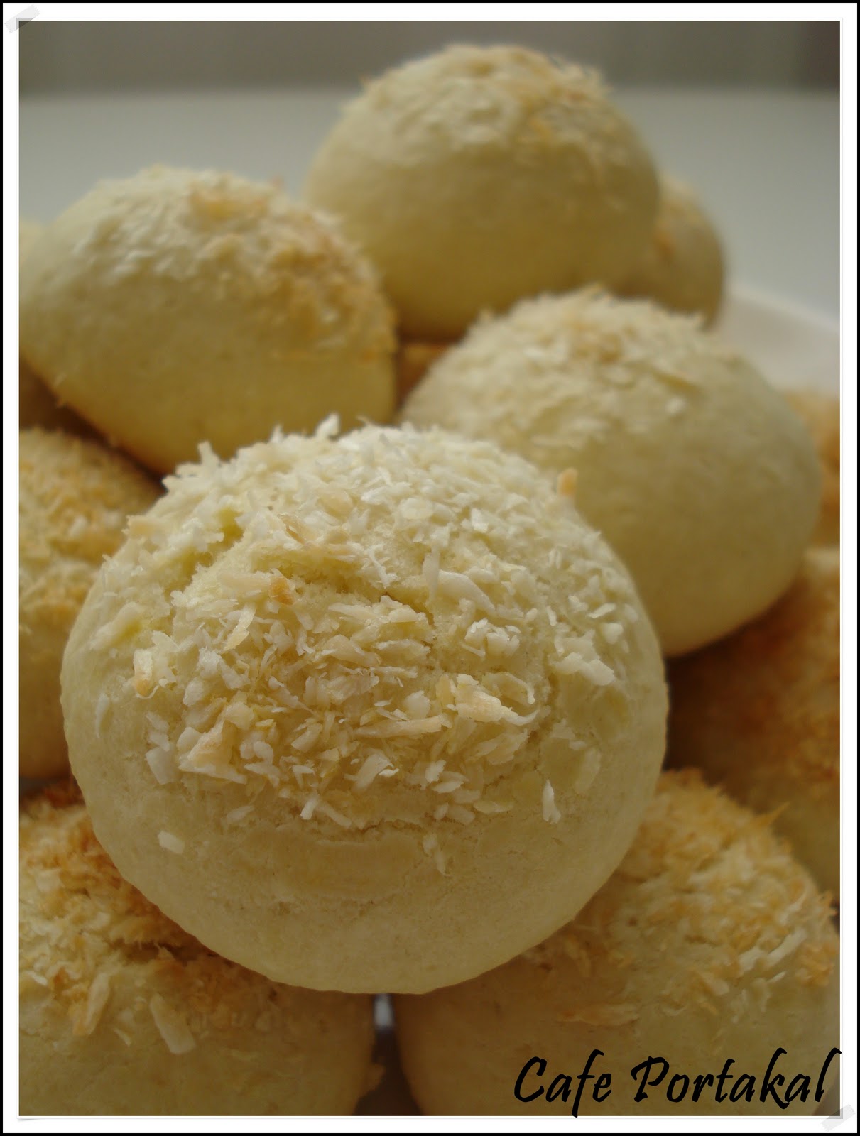 CAFE PORTAKAL Hindistan Cevizli Kurabiye