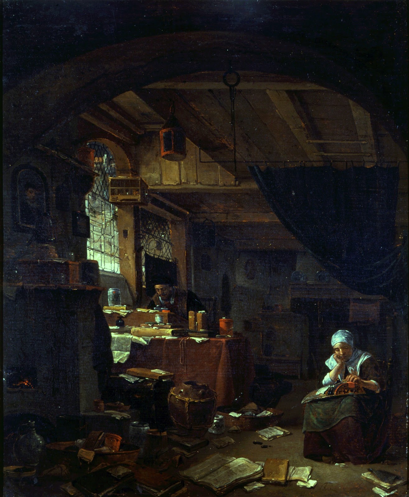 The Alchemist Oil Painting The Alchemist Oil Painting