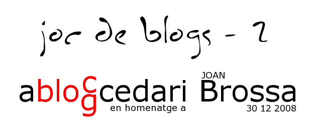 Joc de blogs 2 - Brossa