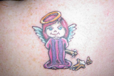Angel Weeping Tattoo Flash2 by ~TheMacRat on deviantART. Small cartoon angel girl tattoo. Angel Weeping Tattoo Flash2 by ~TheMacRat on deviantART. Small cartoon angel girl tattoo.