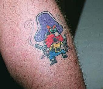 cartoon tattoos