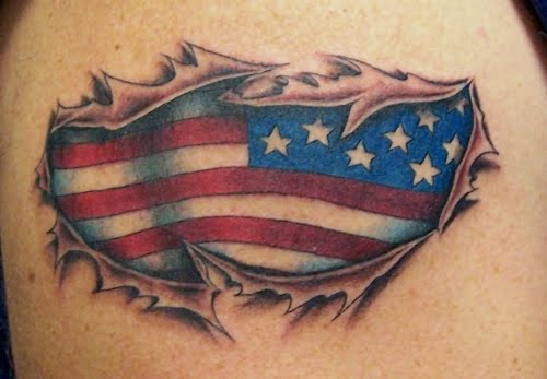 One of the most popular ink patterns is the confederate flag tattoo .