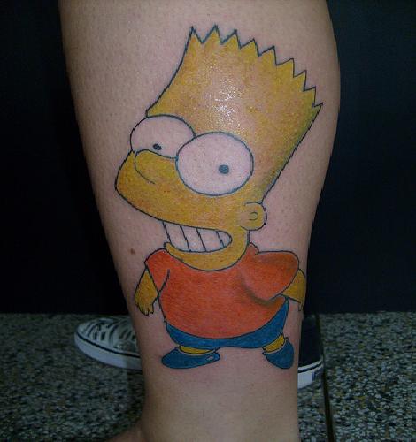 Bart Simpson Tattoos