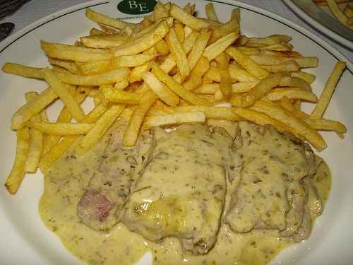pollo fritas