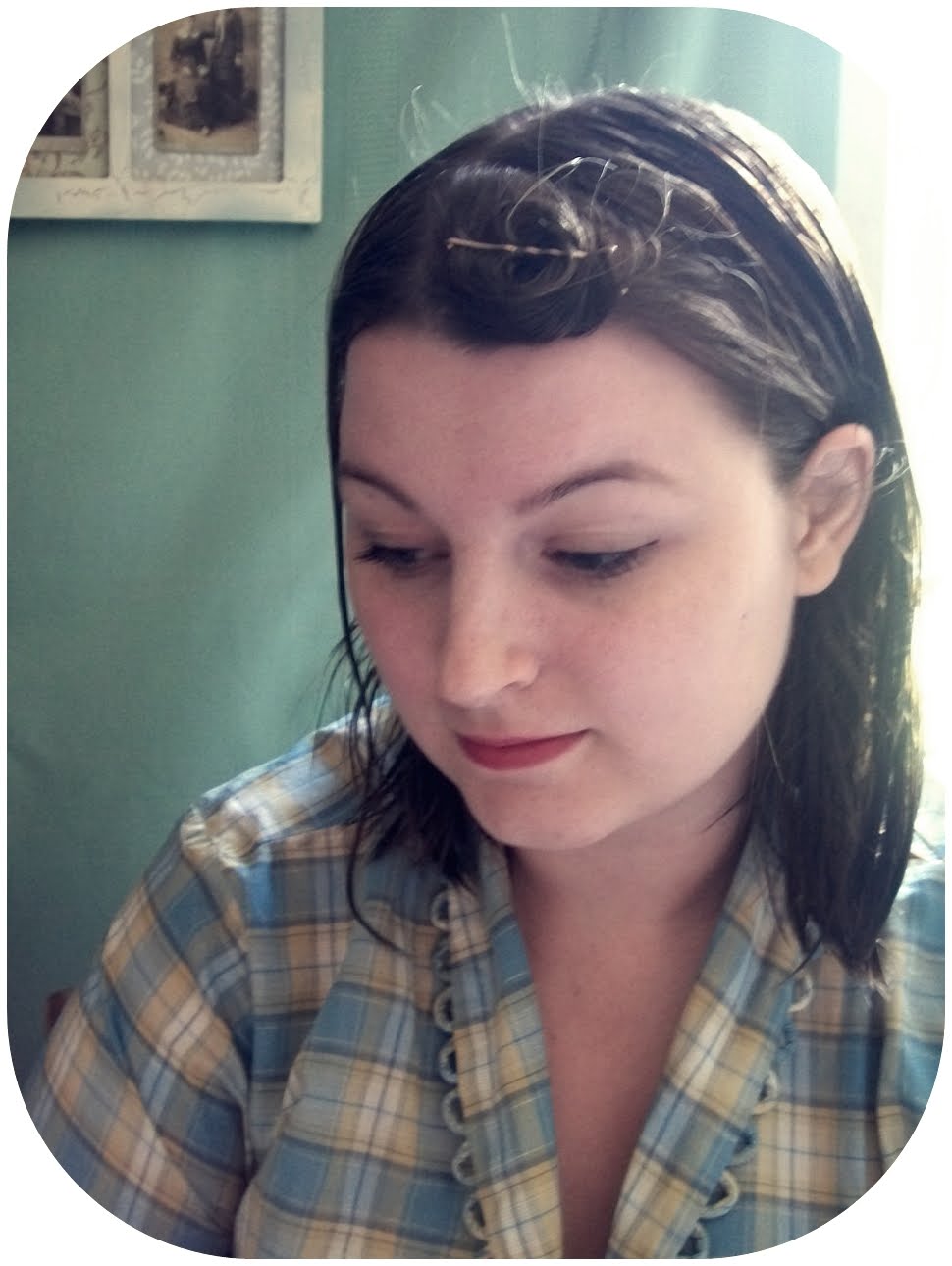 Tutorial Basic Pin Curls VaVoom Vintage Vintage Fashion, Hair