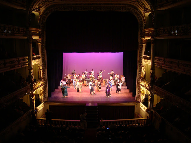 El magestuoso teatro Macedonio Alcalá, sede del encuentro de cadencia y pasión danzonera.