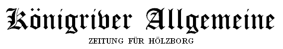Konigriver Allgemeine Zeitung