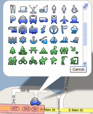 google maps icon. Loads of cool icons are now